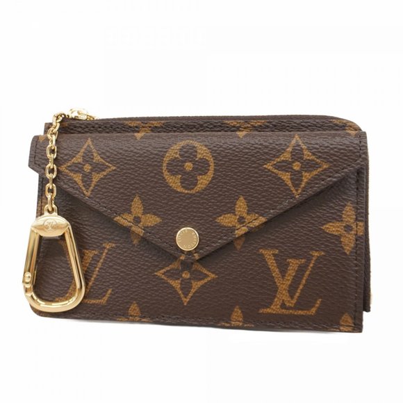 Louis Vuitton Monogram Porte Carte Recto Verso Wallet/Coin Case M69431 Brown ... - Picture 1 of 8
